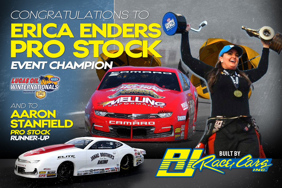 NHRA Pro Stock Veteran Erica Enders Lands First Win of Season in an RJ Race Cars built Camaro