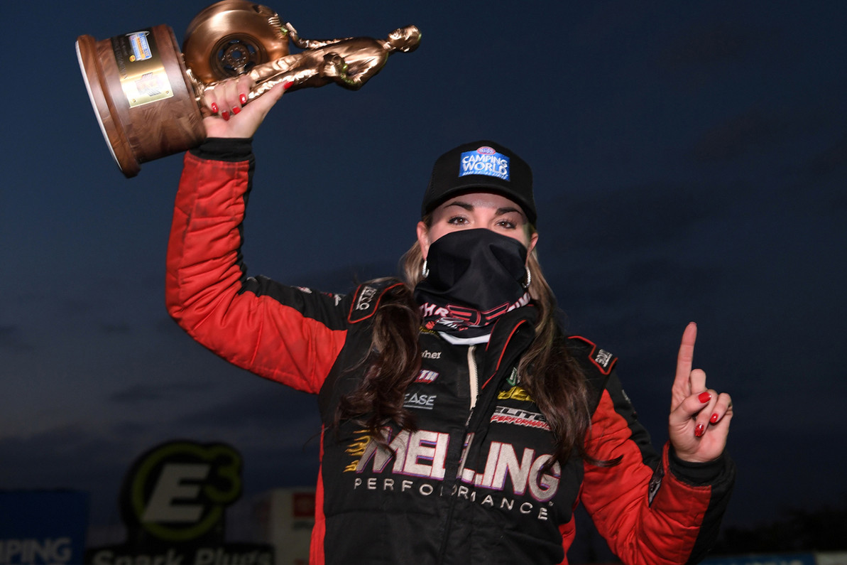 Enders Finishes Job, Wins St. Louis Race In Dallas To Jump Back Into Pro Stock Points Lead with her RJ built Camaro!