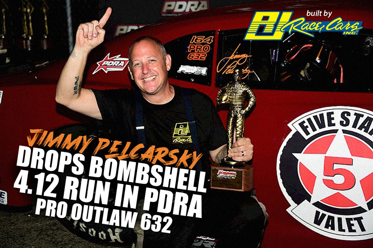 Jimmy Pelcarsky Drops Bombshell 4.12 Run in PDRA Pro Outlaw 632 in a RJ Race Cars built Camaro