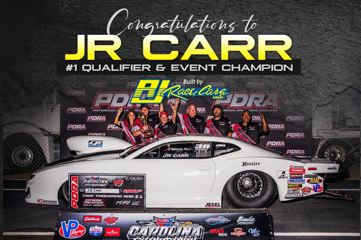 Congratulations JR Carr