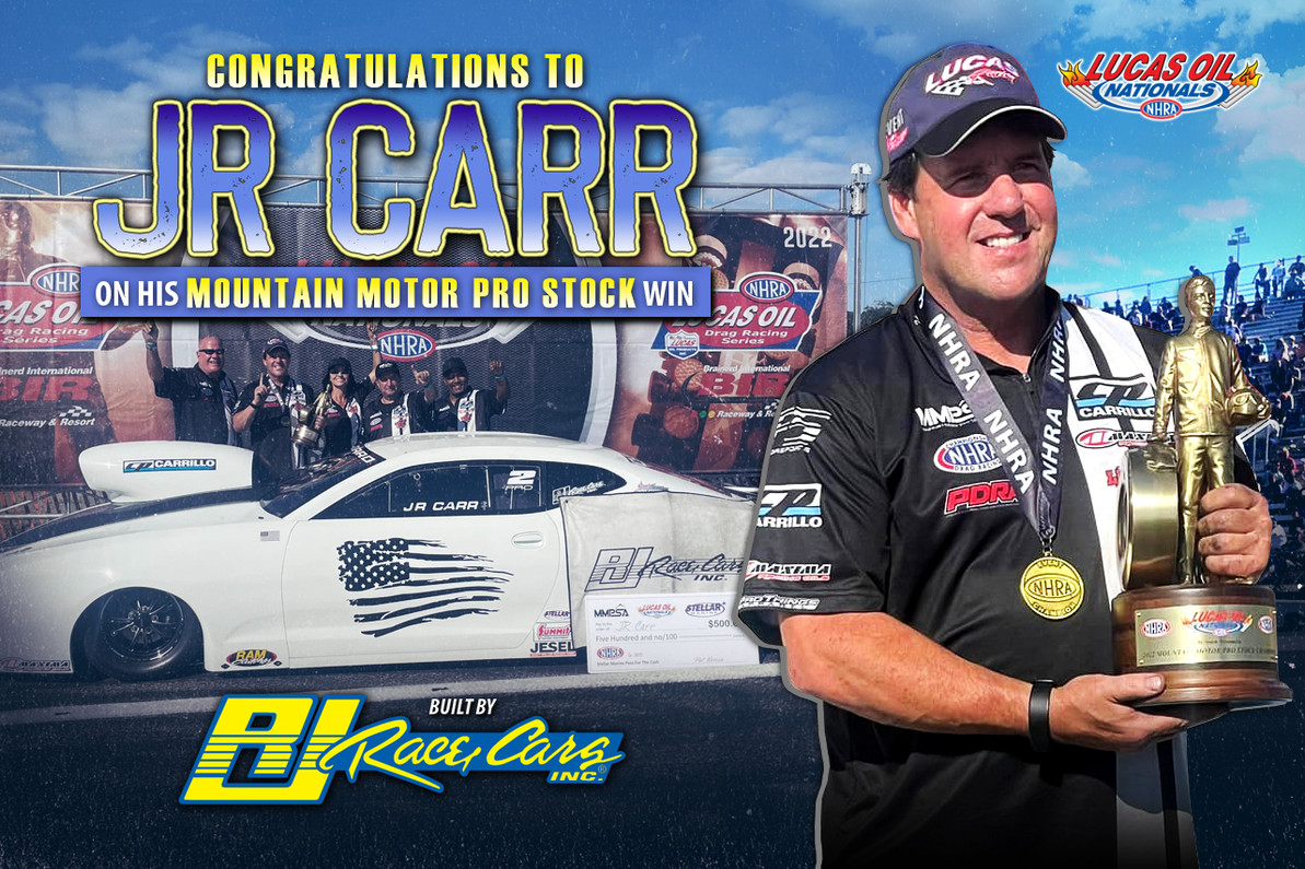 JR CARR REPEATS AS BRAINERD MMPS WINNER IN A RJ RACE CAR