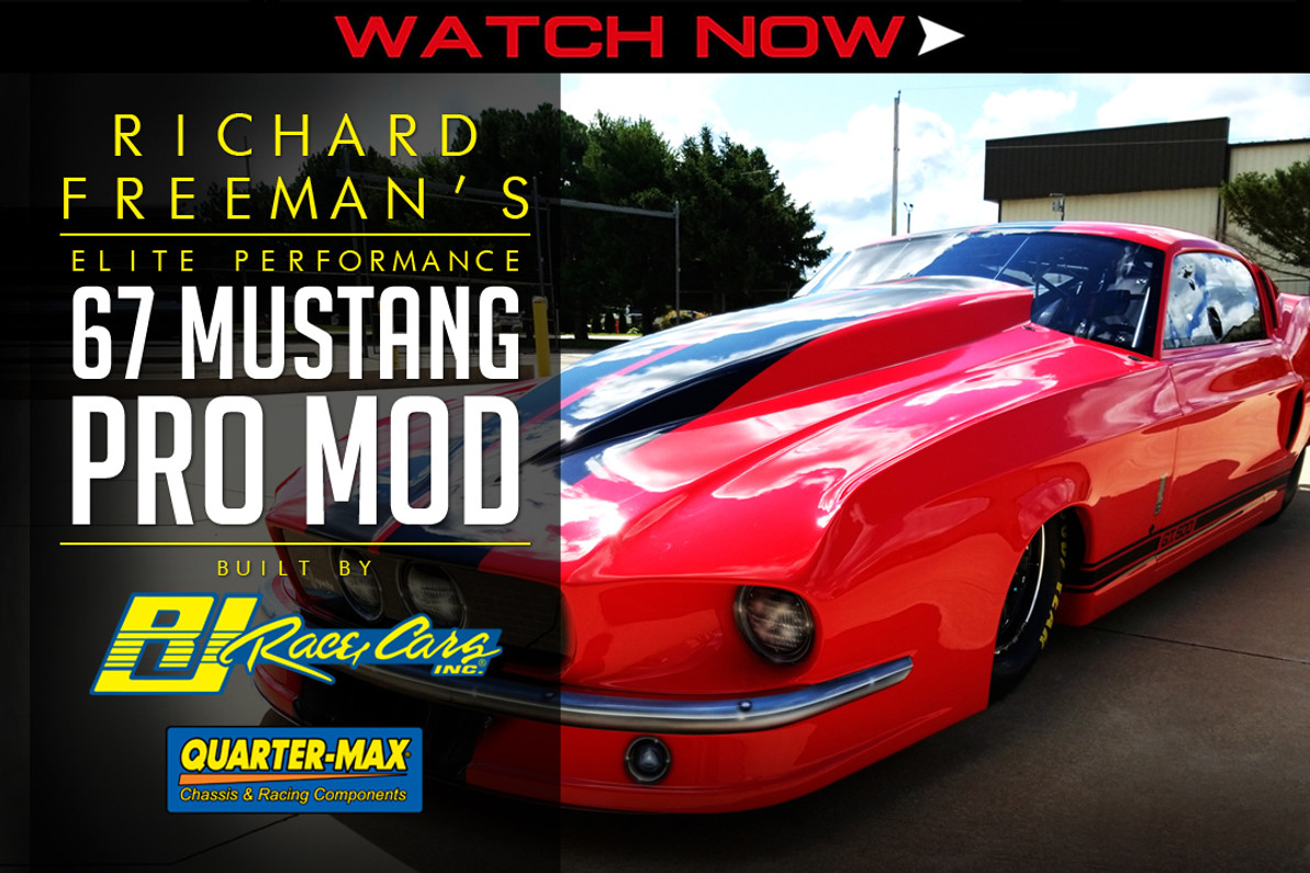 FIRST LOOK: Richard Freeman's Elite Performance 67 Mustang Pro Mod built by RJ Race Cars