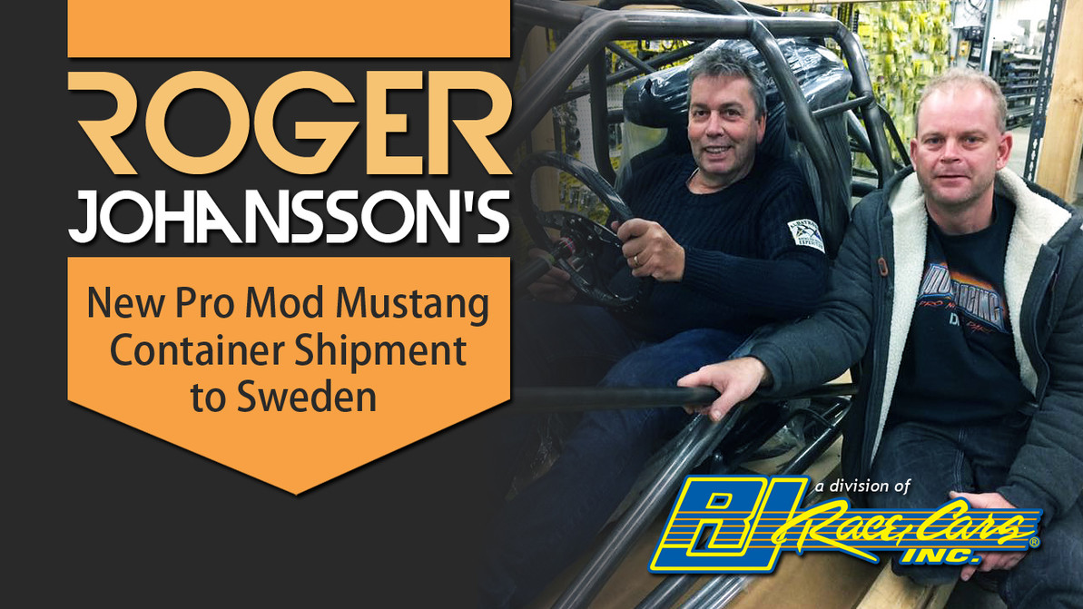 Roger Johansson's New Pro Mod Mustang Container Shipment to Sweden 