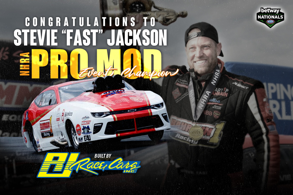 “Stevie Fast” Jackson Takes NHRA Pro Mod Win At ZMax Dragway in a RJ built Camaro