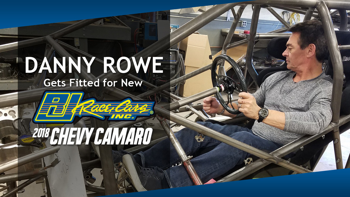 Danny Rowe Gets Fitted for New RJ Race Cars 2017 Chevy Camaro