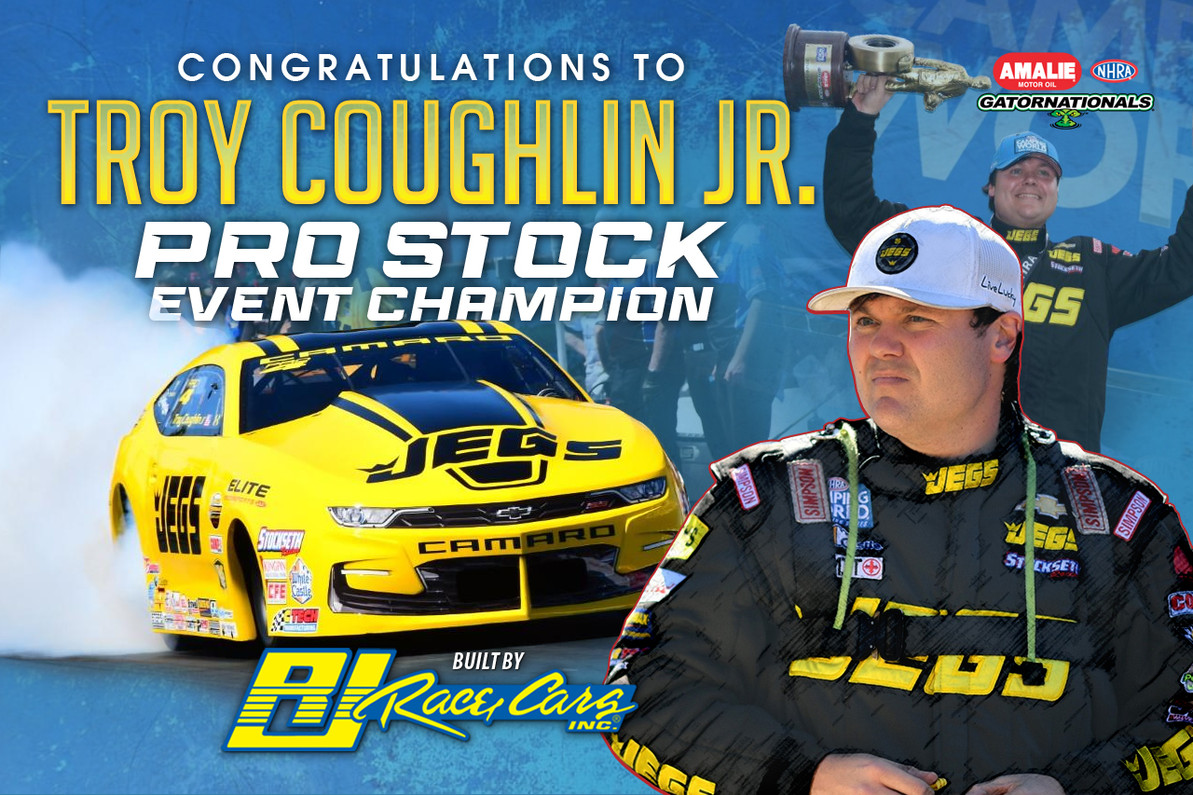 TROY COUGHLIN JR. BEGINS SEASON WITH GATORS VICTORY IN A RJ BUILT CAMARO