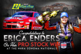 ENDERS FINALLY GETS COVETED SONOMA PRO STOCK WIN IN A RJ BUILT CAMARO