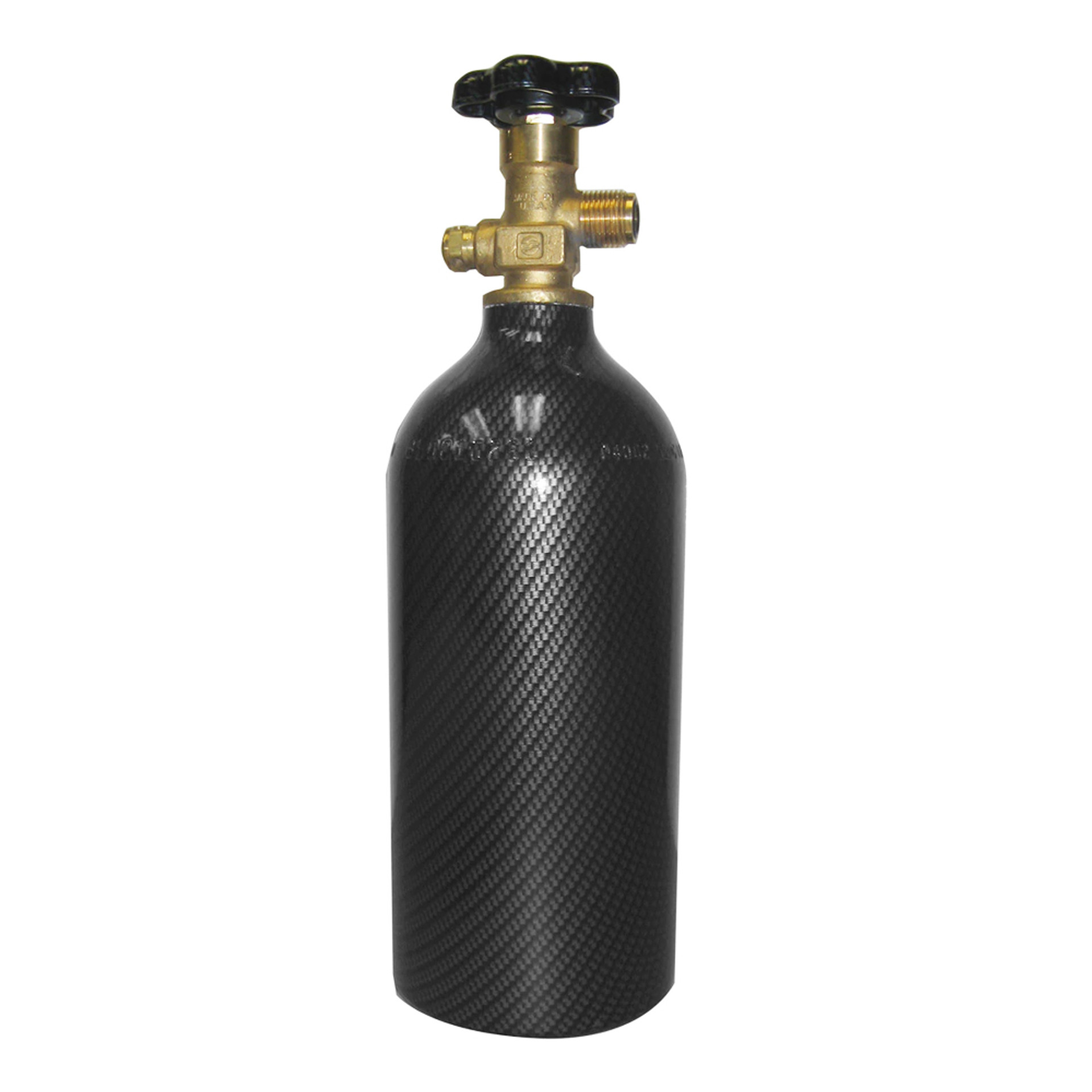 Air Bottle, 21/2 lb, Carbon Finish QuarterMax Chassis & Racing Components