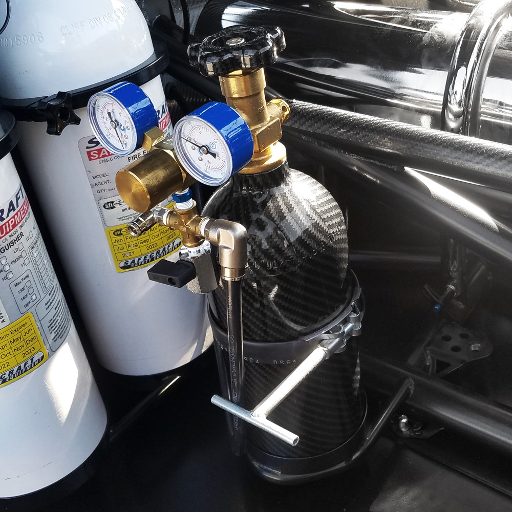 Air Bottle, 21/2 lb, Carbon Finish QuarterMax Chassis & Racing