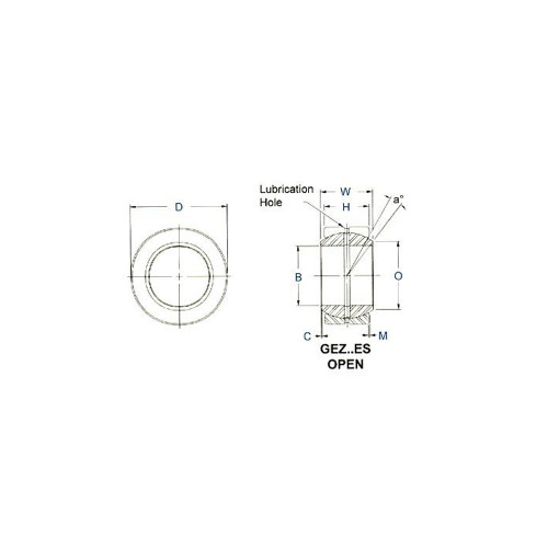 Aurora Bearing 1-1/2 in. Bore x 2-7/16 in. O.D. Spherical Bearing