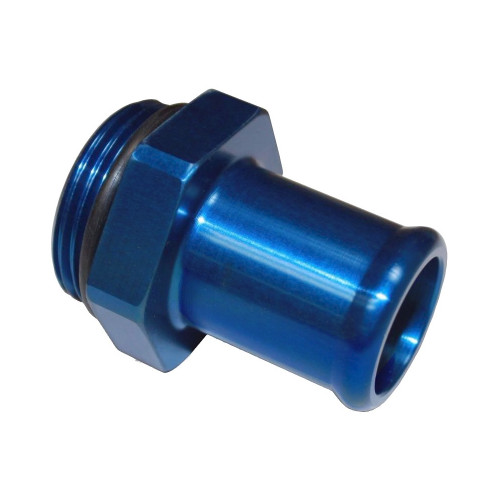 -16 AN ORB to 1 In Slip Hose Fitting, Blue