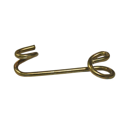 Quarter Turn Fastener Spring, Steel, Gold, 1 in. Center to Center for 5/16 in. Fastener, .300 in. Grip Height