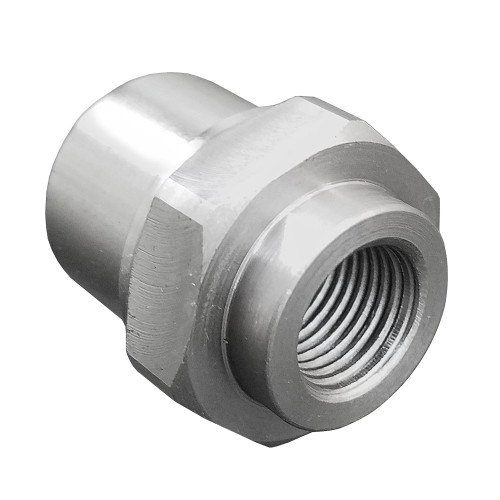 5/8"-18 LH x 1" .065" Tube Adapter, Hex Style