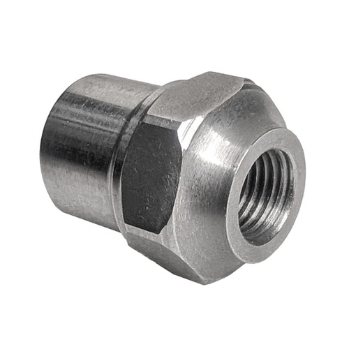 7/16-20 LH x 7/8 in. .058 in. Tube Adapter, 4130, Hex Style (QM-218302)