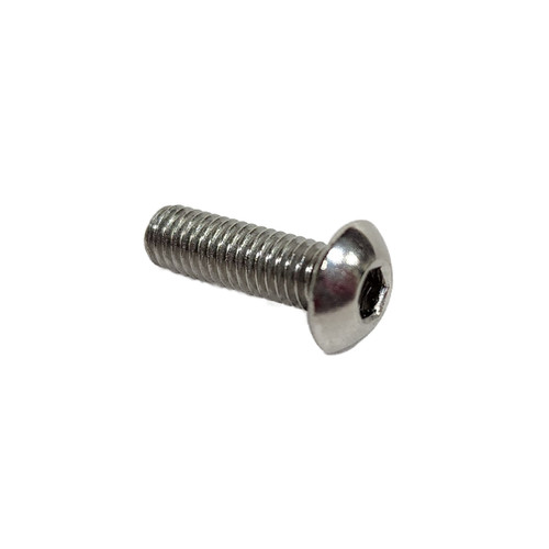 Button Head Socket Cap Screw, Stainless Steel, 10-32 x 3/8 in. 73742