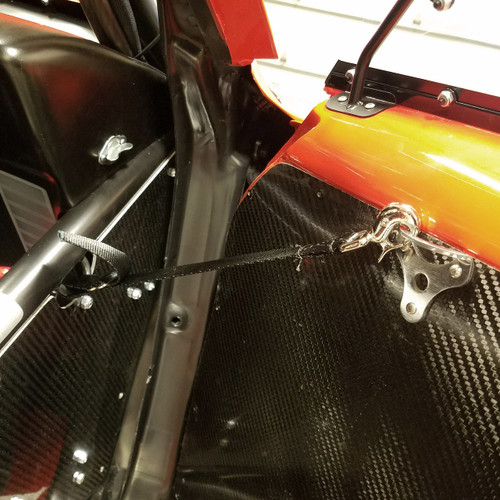 Quarter-Max Door Stop Bracket - Stop Bracket Installed