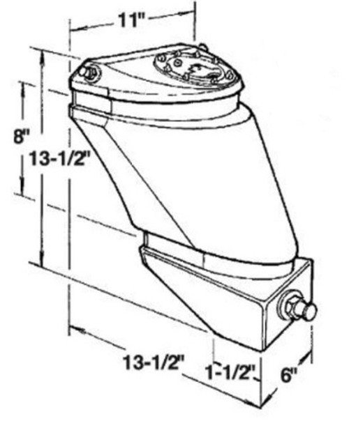 JAZ Products 3 Gallon Flow Max Fuel Cell