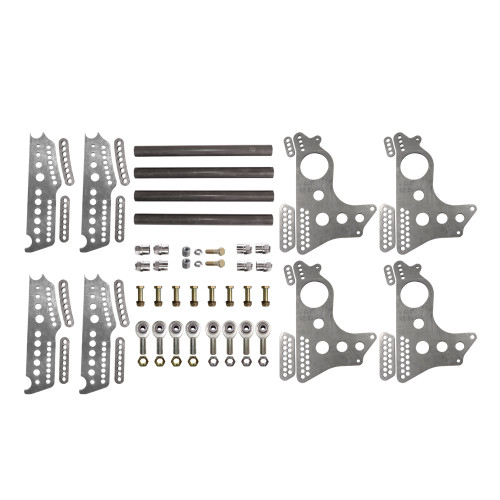 Quarter-Max 201214-1 Extreme Pro Series 4-Link Kit with 13 in. Notch Spread Chassis Brackets