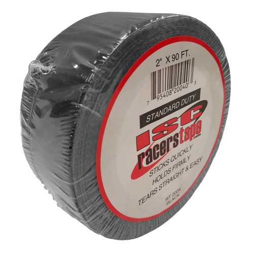 ISC Racers Tape RT2004 Standard Duty Racers Tape, 2 in. x 90 ft., Black