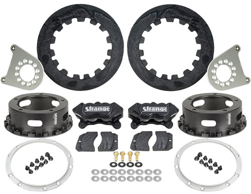 Strange Carbon Rear Brake Kit, 2012 & Earlier Strange Floater Kits, 5-1/2 in. BC C1200WC