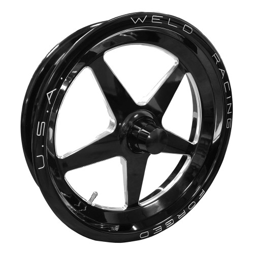 Weld Racing AlumaStar 2.0, 15 in. x 3.5 in., Anglia, 1.75 in. BS, Black