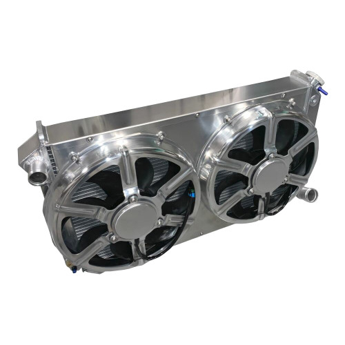 Entropy Radiator 1967-1972 Chevy Pickup 1000 Horsepower Radiator with Dual 16 in. HPX Fans