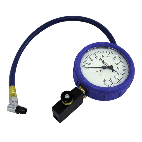 Intercomp 4" Fill, Bleed, & Read Air Pressure Gauge, 100 PSI