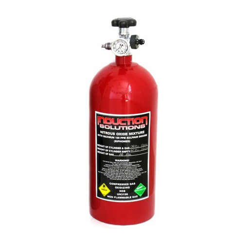 Induction Solutions 19905-4 15 Lb Red Nitrous Bottle | Quarter-Max