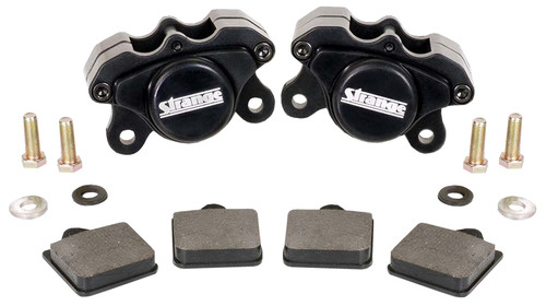 Strange Engineering B1825 Two Piston Caliper Kit with Soft Metallic Pads & Mounting Hardware