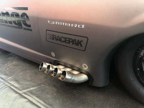 Zoomie Header Aluminum Body Exhaust Ring - Installed