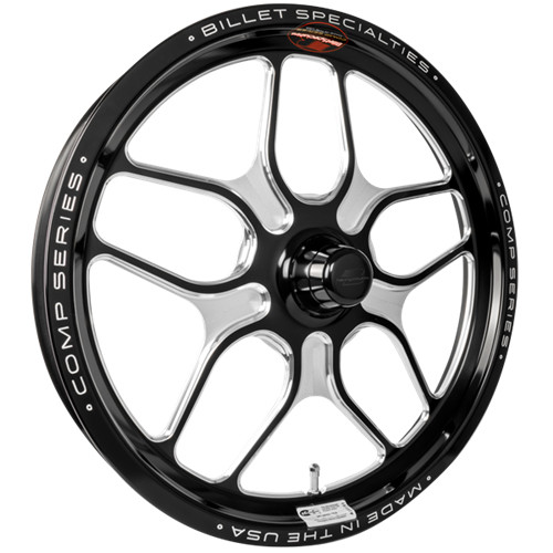 Billet Specialties Comp 7 Black Wheels | Quarter-Max