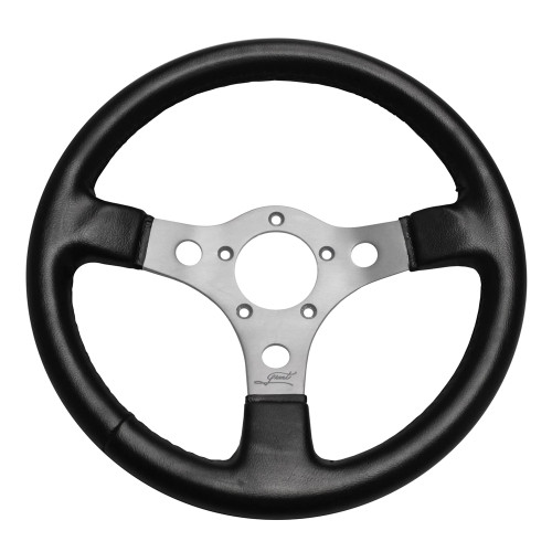 13 in. Grant Racing Steering Wheel, Silver Center