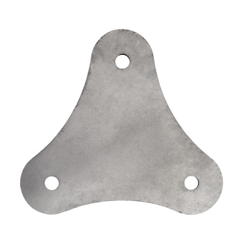 Quarter-Max Wing Strut Mount Backing Plate, Scalloped, Titanium