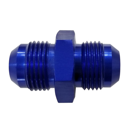 3 AN Union Fitting, Aluminum, Blue | Quarter-Max