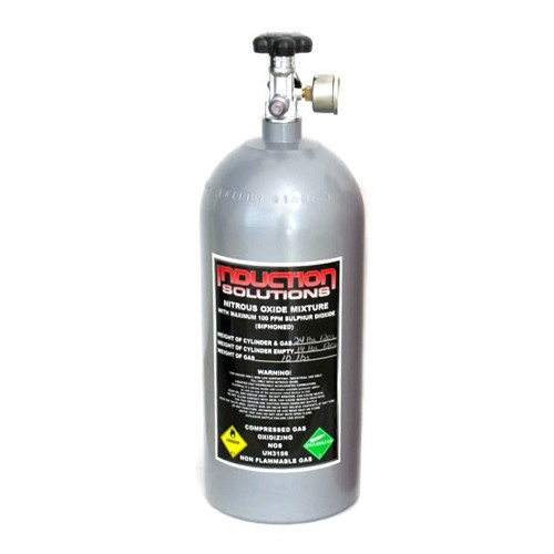 Induction Solutions 19900-G 10 Lb Grey Nitrous Bottle