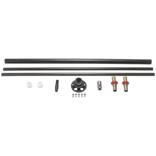 Pro Series Steering Column Kit, Titanium Inner Tubing, SFI Disconnect, Double U-Joint