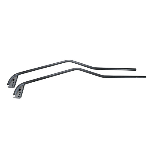Quarter-Max Ladder Bar Round Tube Frame Rails, 1-5/8 in. OD x .083 in. W 4130, with Welded Chassis Brackets