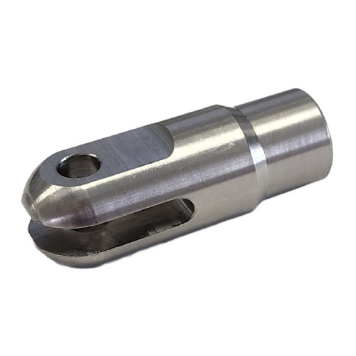 Quarter-Max 218112 Slot Clevis, Fits 3/4 in. OD x .052 in. W Tube, .200 in. Slot, .250 in. Hole, Titanium