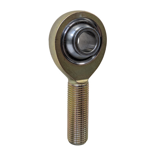 Rod End, Spherical, 7/16 In Bore, 1/2-20 In Right Hand Male Thread, High Misalignment, Ptfe, Steel, Zinc Oxide (AUR-HXAM-7T)