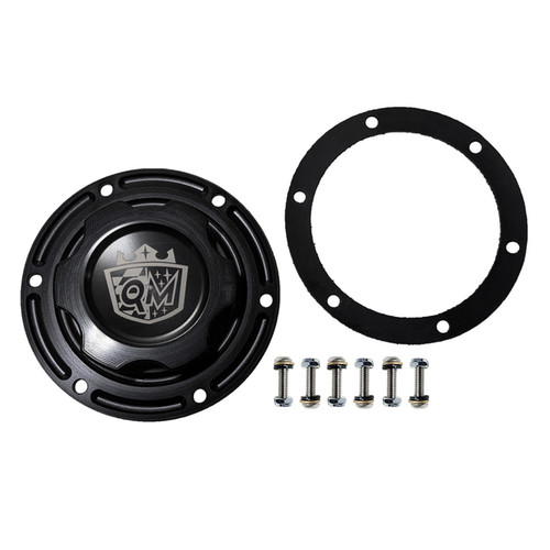 QM Fuel Cell Cap & Flange " Lite", Black Anodized (QM-219303)