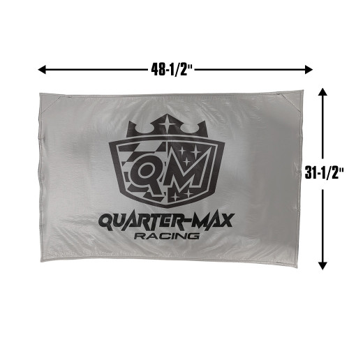 Quarter-Max Tire Cover, Suction Cup, Gray (QM-110205-2)