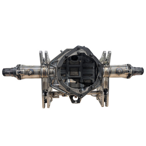 QM Pro Welded Dual 10" - 11" 4130 Pro Mod Floater Rear End Housing with Adjustable Shock Mounts (QM-204109-11-PMAS)