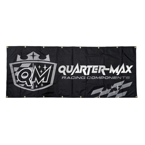 Quarter-Max Racing Components Event Banner, 3 ft x 8 ft (QM-694105-1)