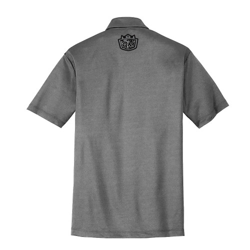 Quarter-Max Polo, Grey 