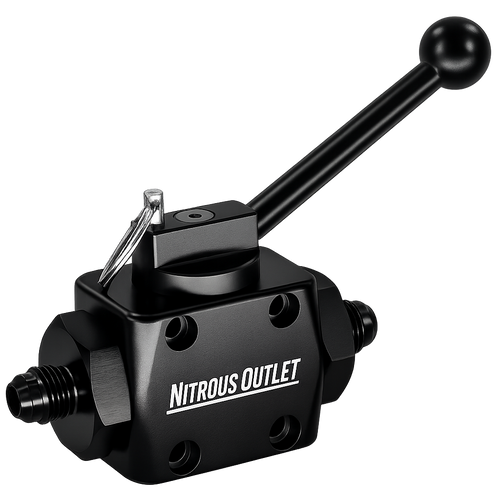 Nitrous Outlet PowerFlow Max 6AN High Flow Inline Billet Ball Valve – .512" ID