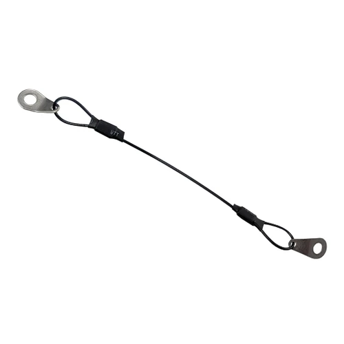 Stainless Safety Cable with Key Ring and Gasket (QM-390200)