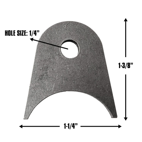 QM Seat Belt Universal Tab, 4130, .125" Thick (QM-2178209)