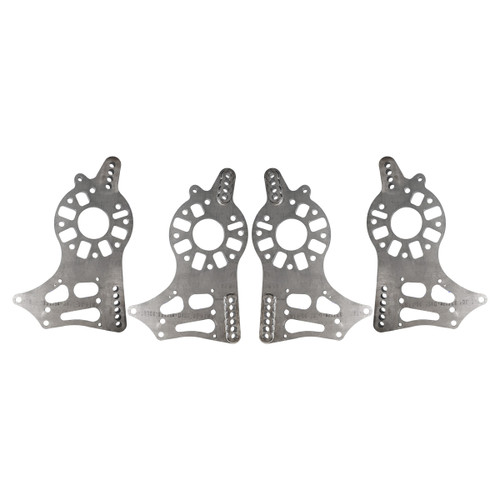 QM Strange 11" Modular 4-Link Housing Brackets with Doublers, Welded, Titanium (QM-201216)