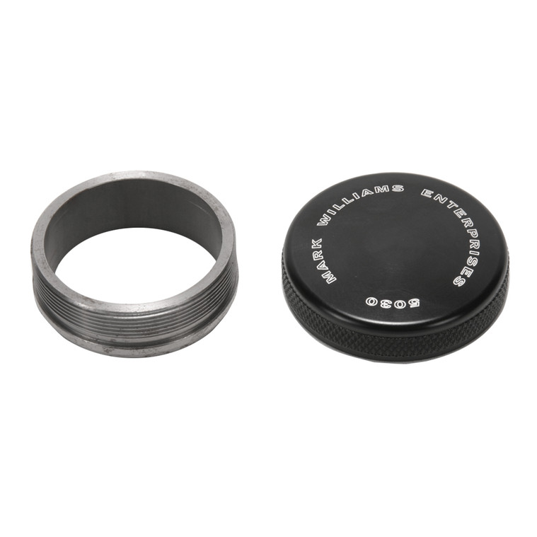 Mark Williams Aluminum Black Cap & Steel Bung