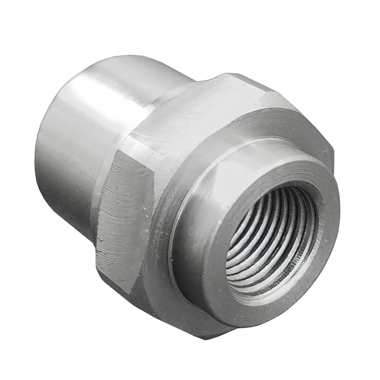 3/4-16 LH x 1-1/4 in. .095 in. Tube Adapter, 4130, Hex Style